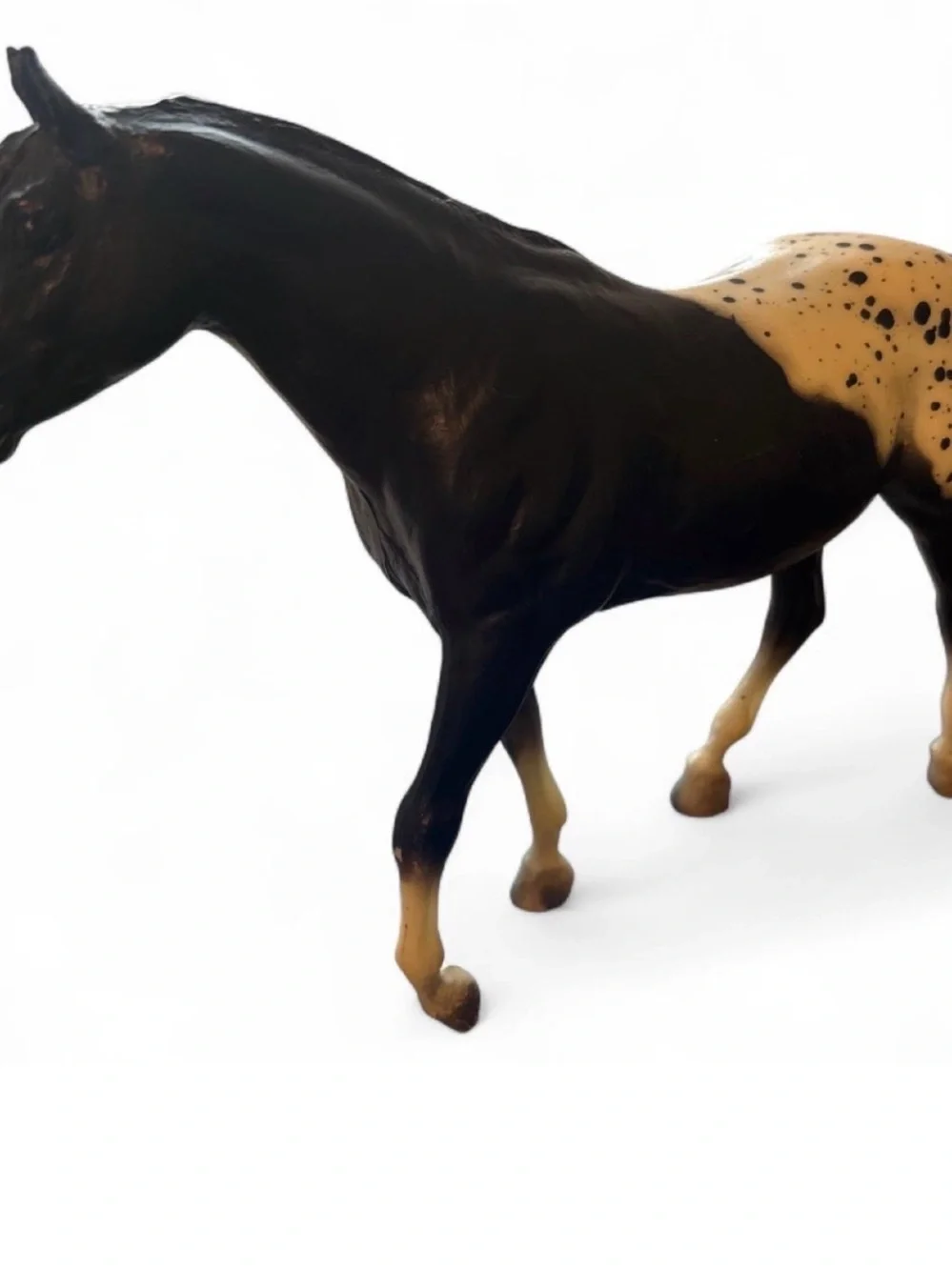 Vintage 1982 Breyer Stock Mate Appaloosa and Rough cut Foal